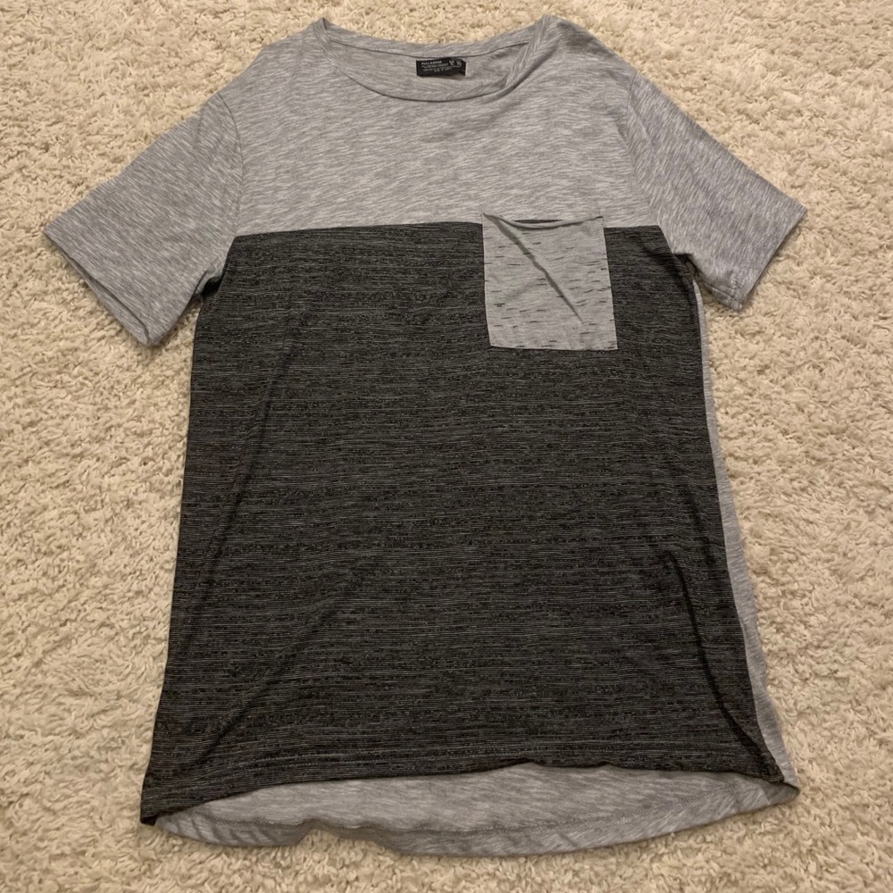 Chunky Knit T-Shirt with Pocket